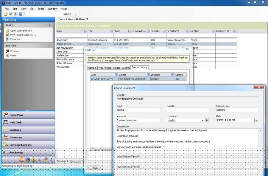 Employee Training Tracking Software - Track-IT!
